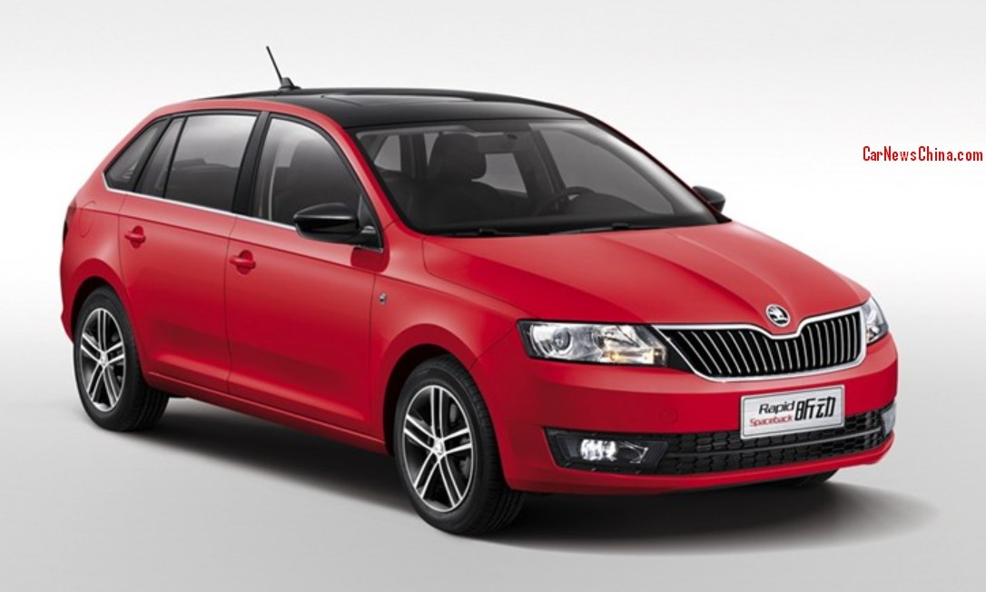Official Photos of the China-made Skoda Rapid Spaceback