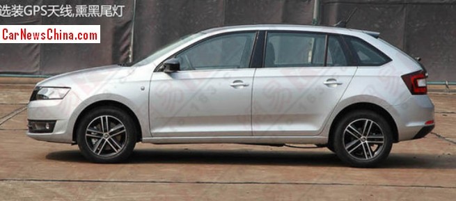 Spy Shots: China-made Skoda Rapid Spaceback ready to Hit the