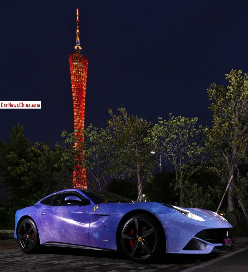Ferrari F12berlinetta is the Galaxy in China