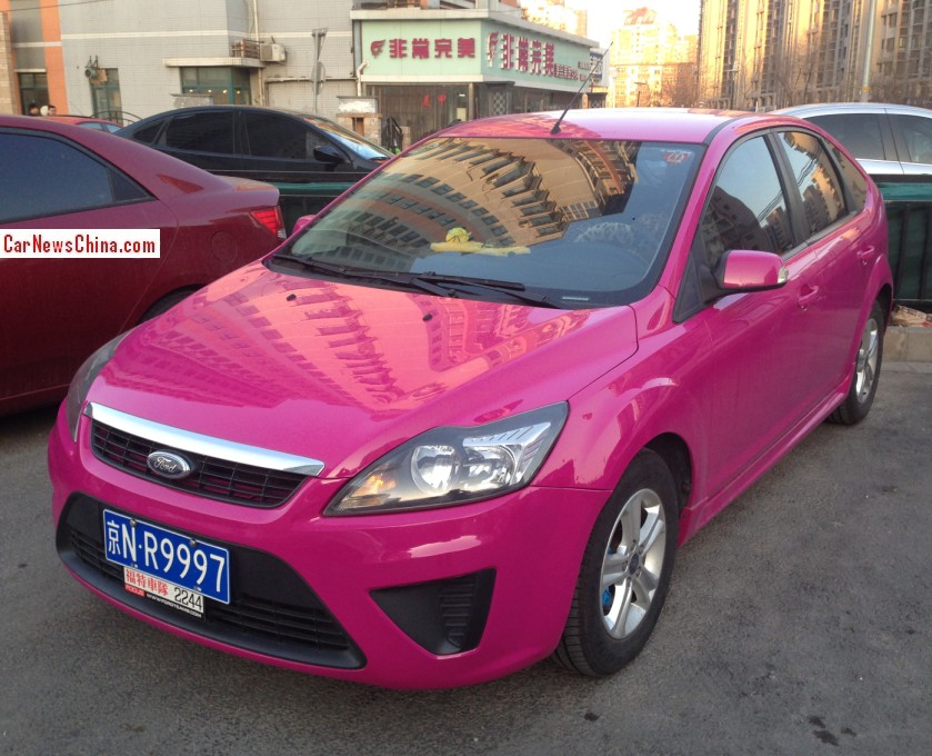 Ford Focus Classic is a Pink Ford Fucos in China