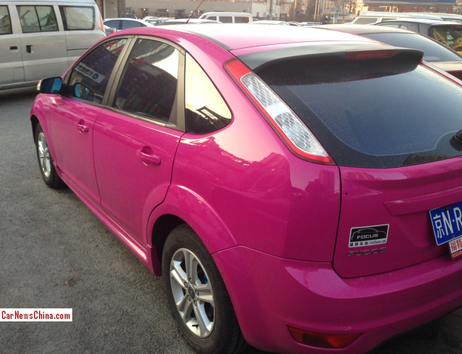 Ford Focus Classic is a Pink Ford Fucos in China
