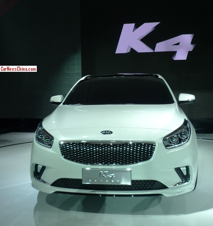 Kia K4 Concept debuts on the Beijing Auto Show