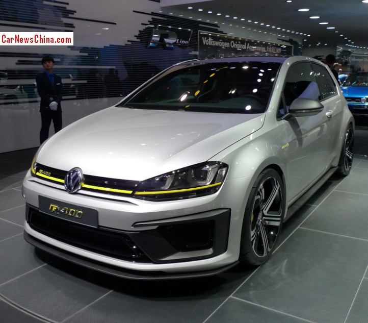 adjektiv lidelse Mainstream Volkswagen Golf R400 Concept debuts on the Beijing Auto Show