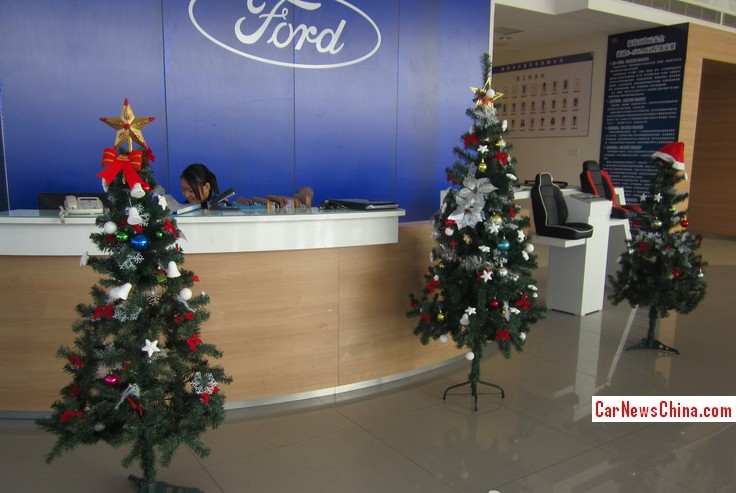 It is always Christmass for Ford in China