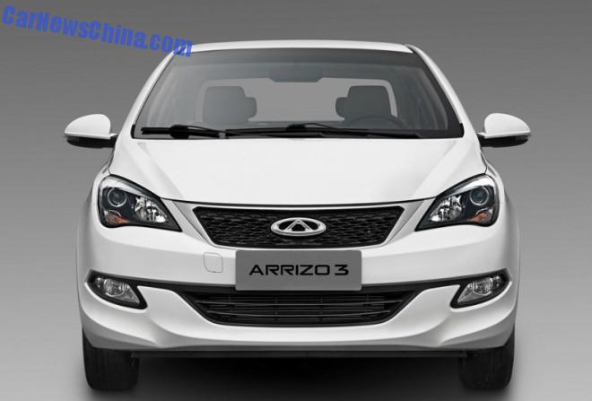 First official photos of the Chery Arrizo 3