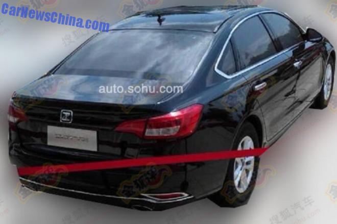 Spy Shots Zotye Z Sedan Is Naked In China