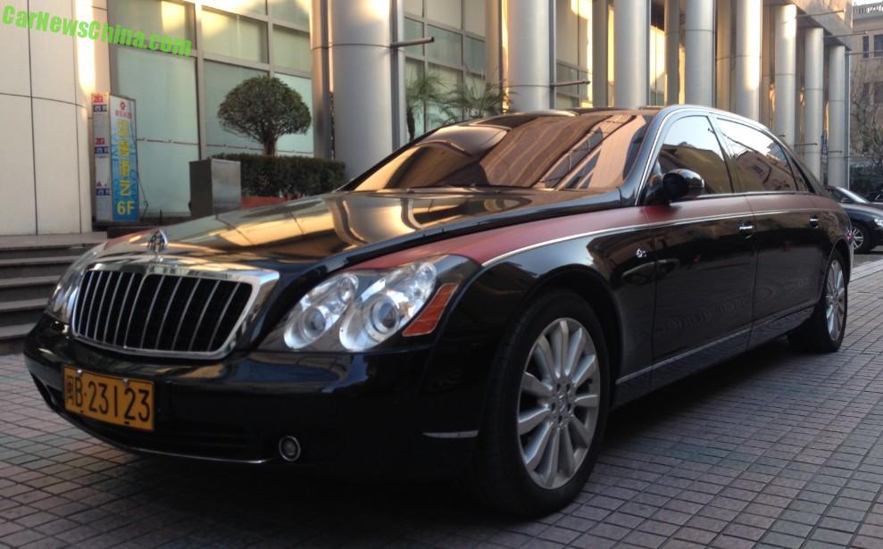 Spotted in China: Maybach 62S with a bit of Pink