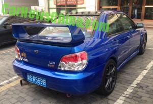 Spotted in China: second generation Subaru Impreza WRX STi in blue ...