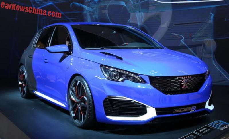 Peugeot 308R Hybrid hits the Shanghai Auto Show in China