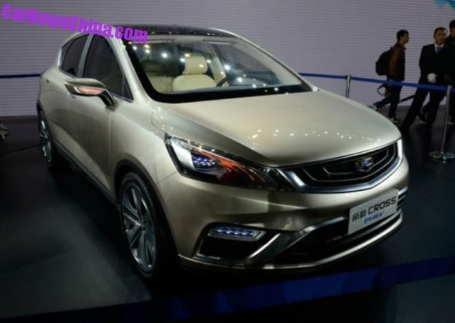 Spy Shots Geely Emgrand Cross In Naked In China