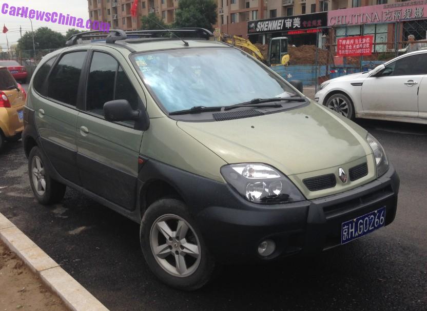 rekruut hardware kin Spotted in China: Renault Scenic RX4