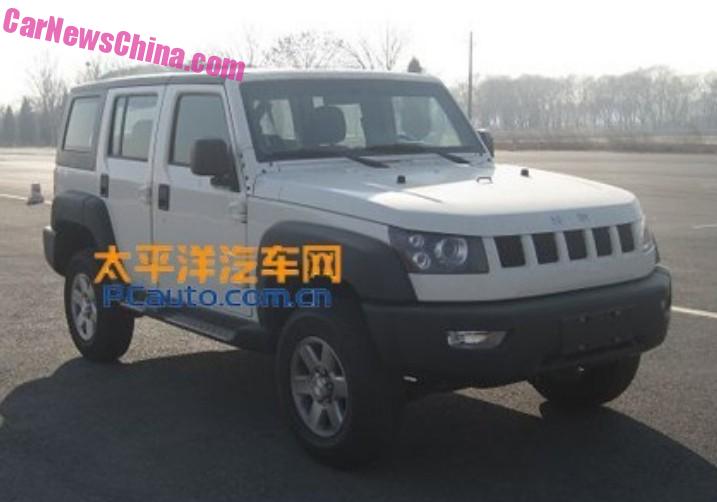 Spy Shots: Beijing Auto BJ40L is Ready for the Chinese car market