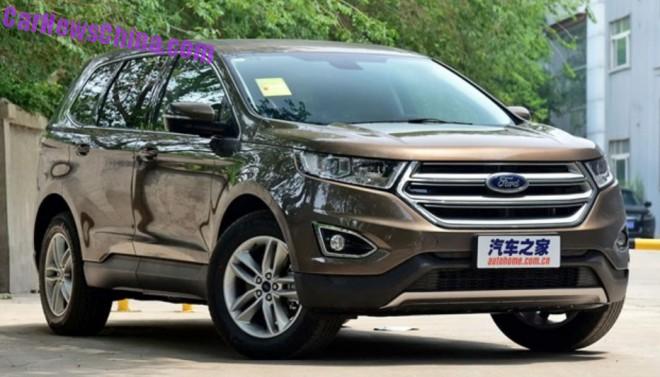 China-made Ford Edge launched on the Chinese car market