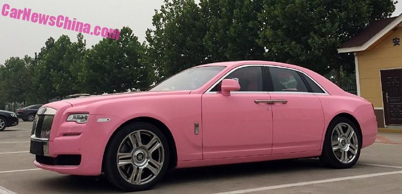 Rolls Royce Hope it is paint and not a wrap Love crazy inappropriate  colors  rspotted