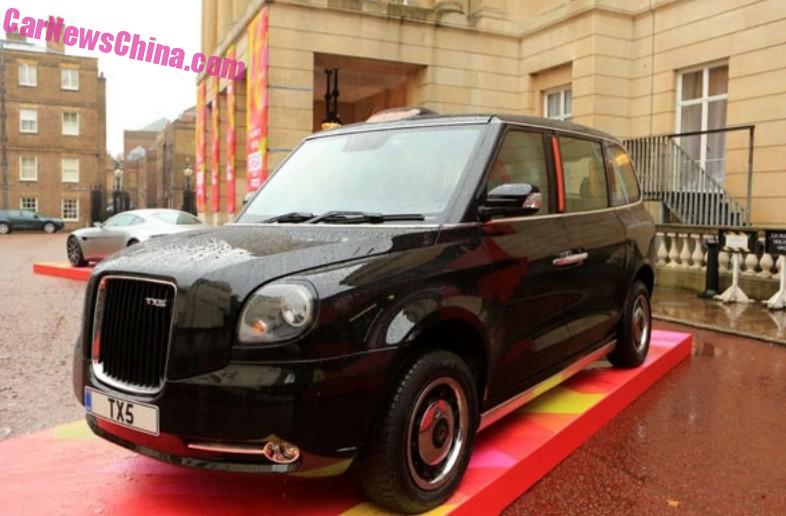 Geely TX5 taxi debuts in England