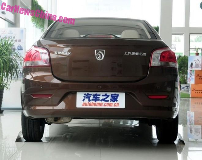 First Photos of the Facelifted Baojun 630 sedan for China