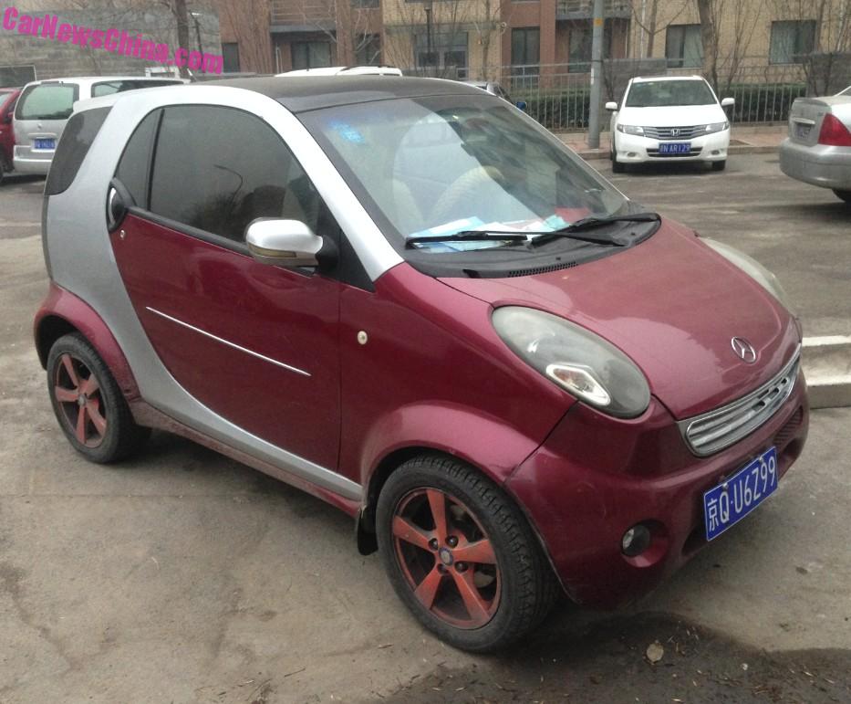 Shuanghuan Noble is a Mercedes-Benz Smart in China