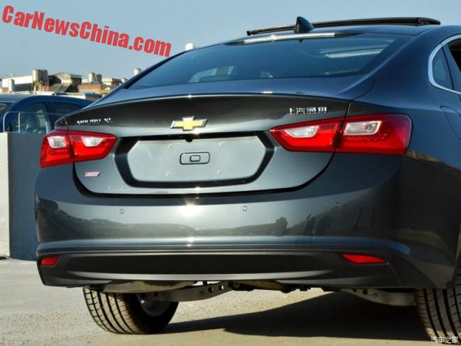 Chevrolet Malibu Xl Is Naked From All Sides In China