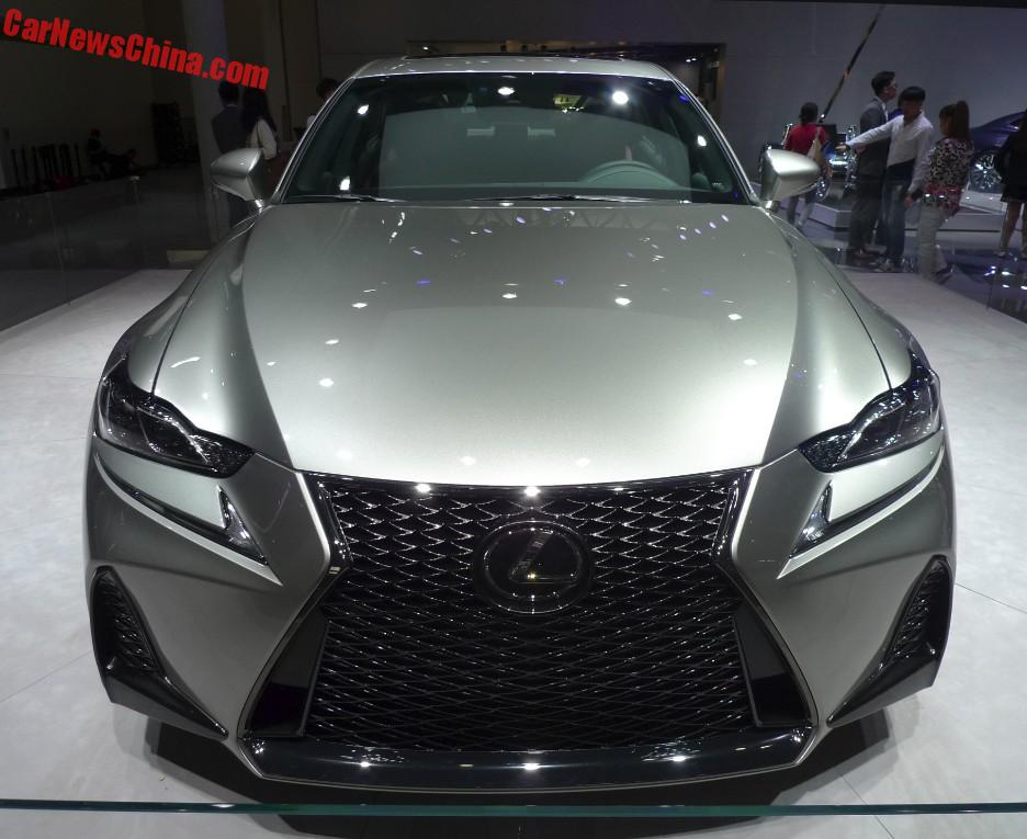 Facelifted Lexus IS Launched On The Beijing Auto Show