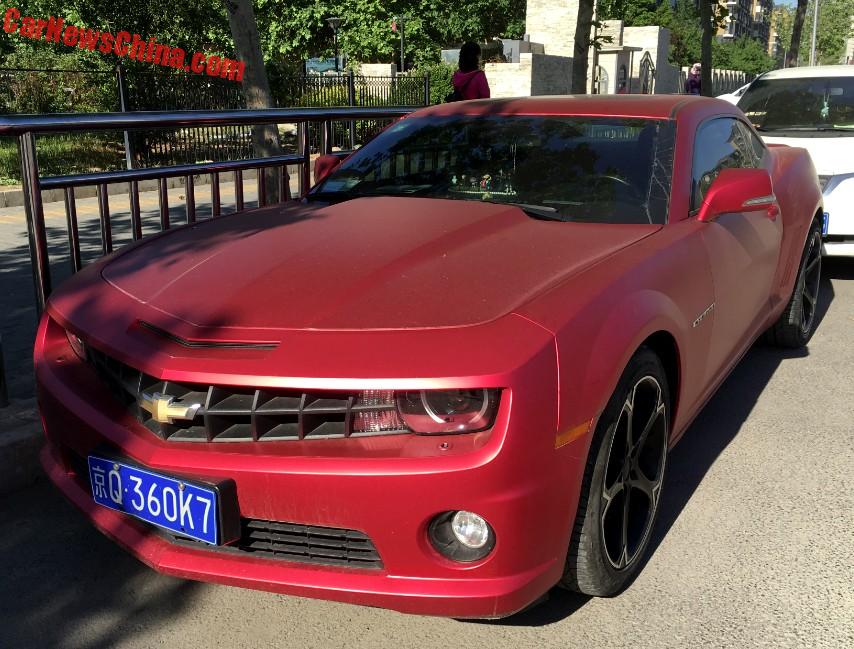 Chevrolet Camaro Is Pink In China