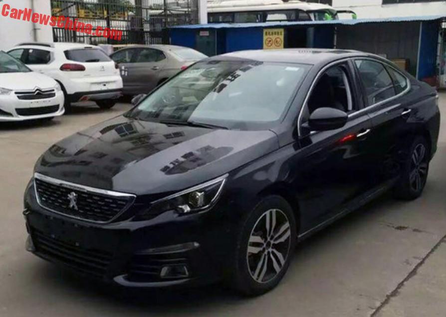  Nuevas fotos espía del Peugeot Sedan para China