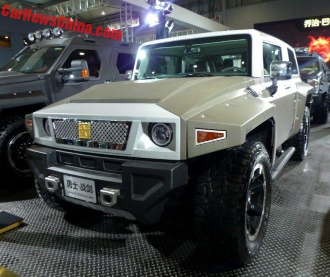 G Patton Tomahawk Is A Jeep Wrangler 6x6 For China