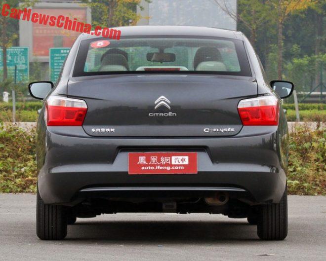 Facelift For The Citroen CElysee in China