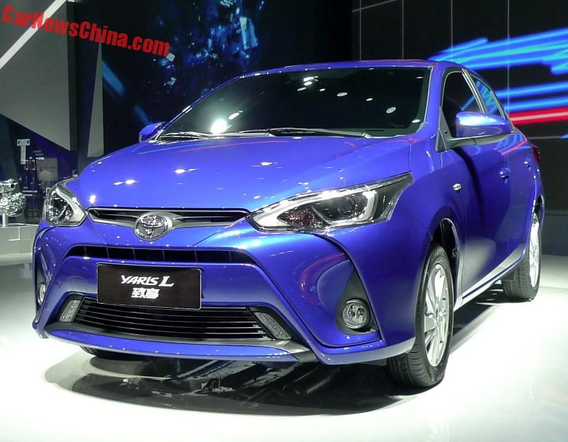 Toyota Yaris L Launched At The Guangzhou Auto Show In China