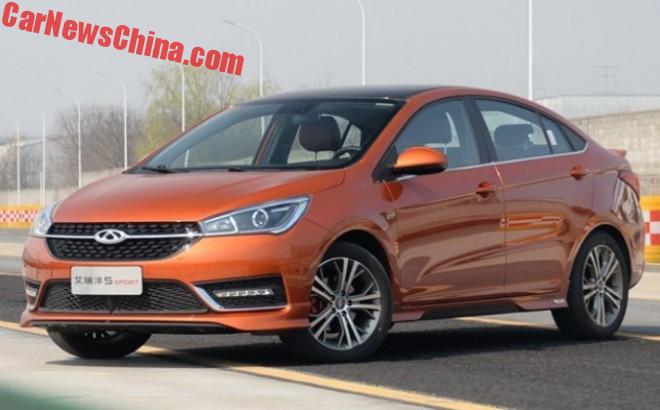 Chery Arrizo 5 Sport Launched On The Chinese Car Market