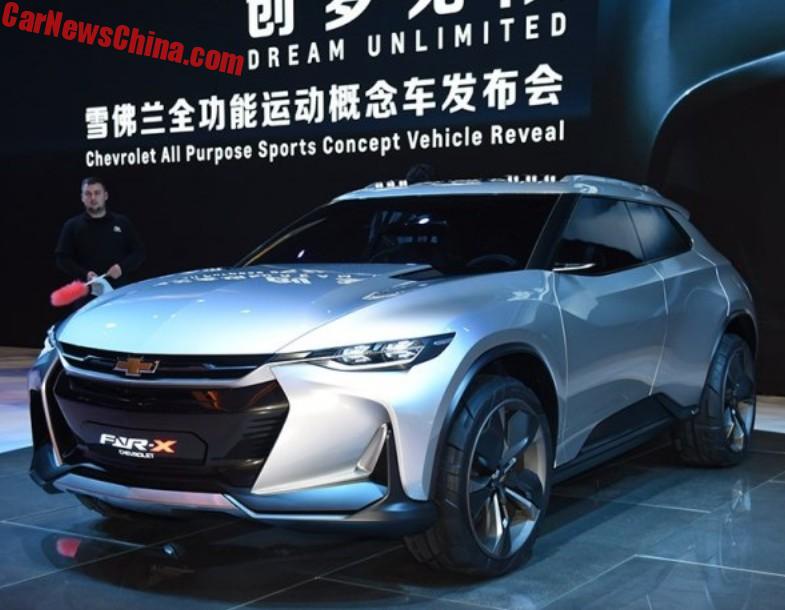  Chevrolet FNR-X Concept presentado en el Auto Show de Shanghái en China