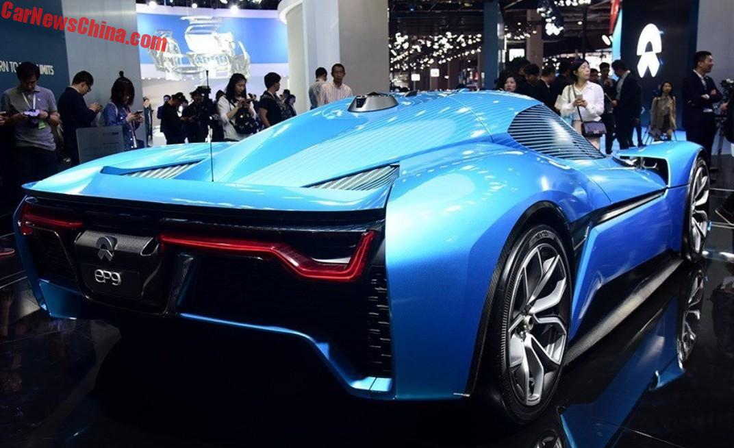 nio ep9 electric super car shanghai times six