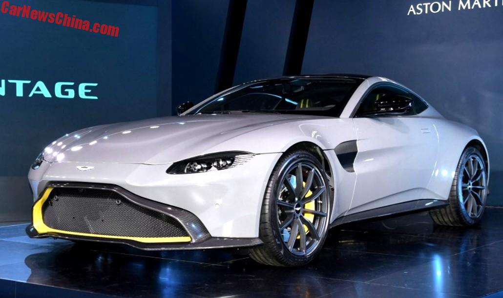 Live Shots! New 2018 Aston Martin Vantage Launched In China For $300,000