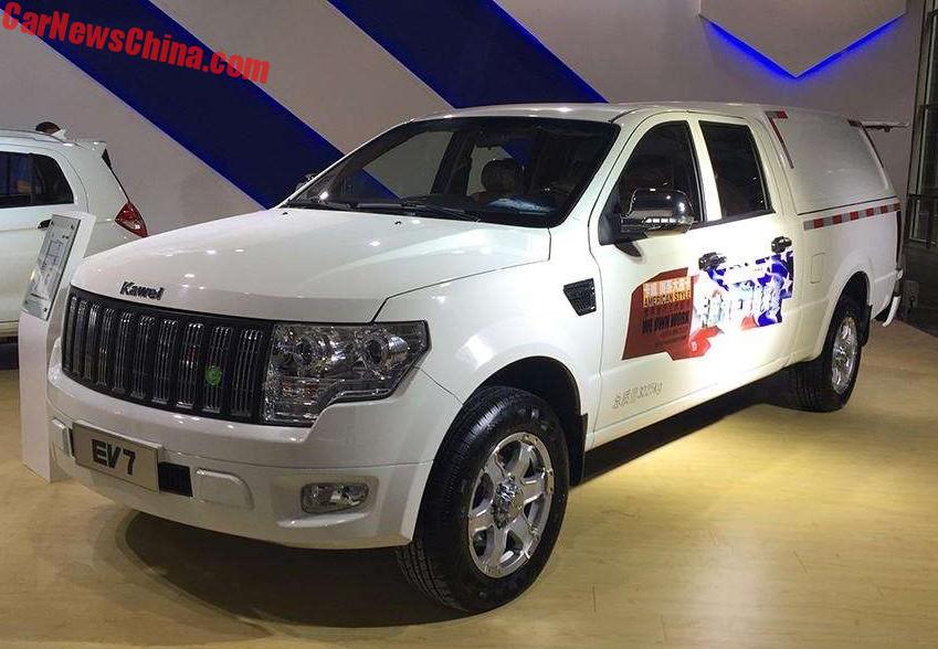 That’s A First: Kawei Auto Launches Electric Pickup Truck In China