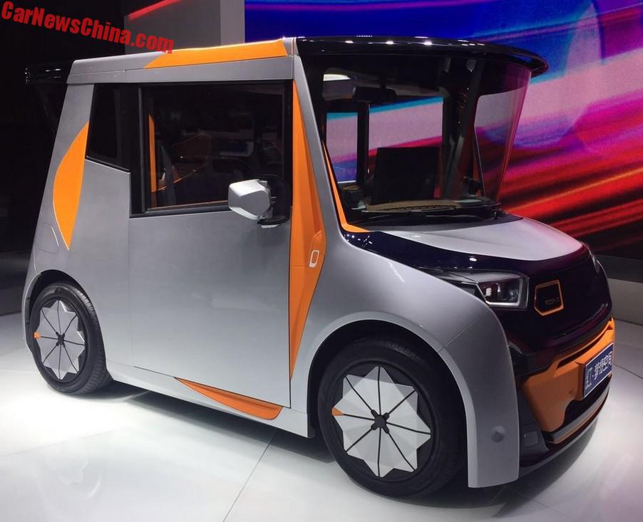 Hengtian Auto And Chris Bangle Team Up For Red Space Electric City Car 