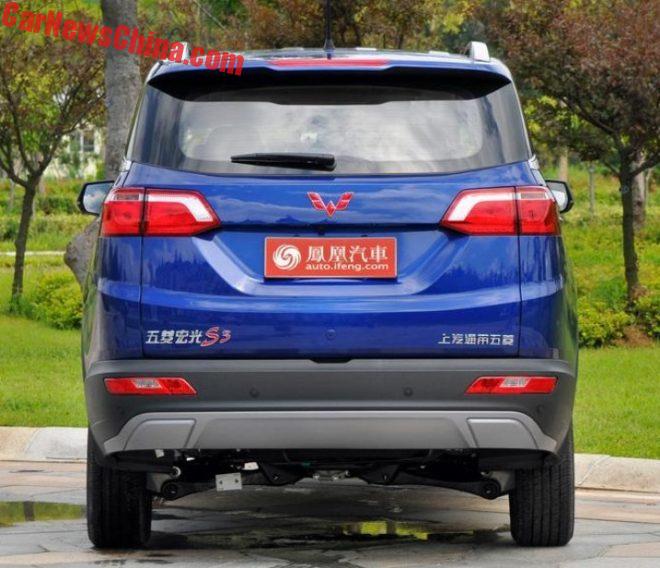 Wuling Hongguang S3 SUV Launched On The Chinese Car Market 