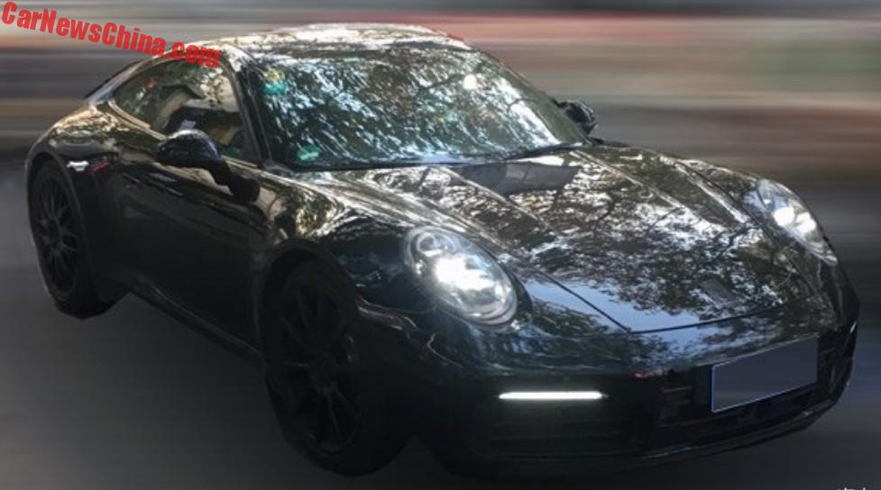 2019 Porsche 911 (992) Spied In China