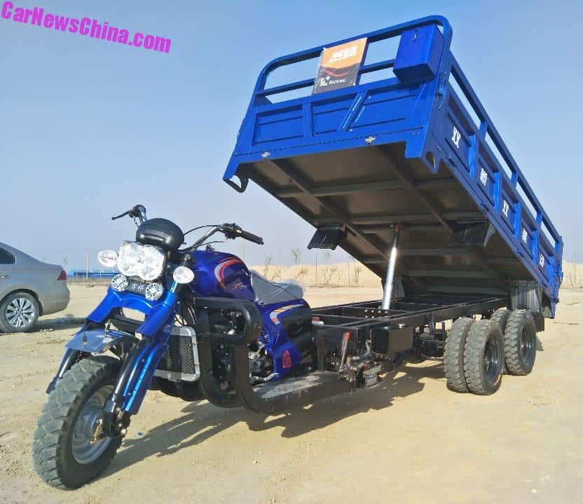 The Tri Axle Motorcycle Dump Trucks Of China