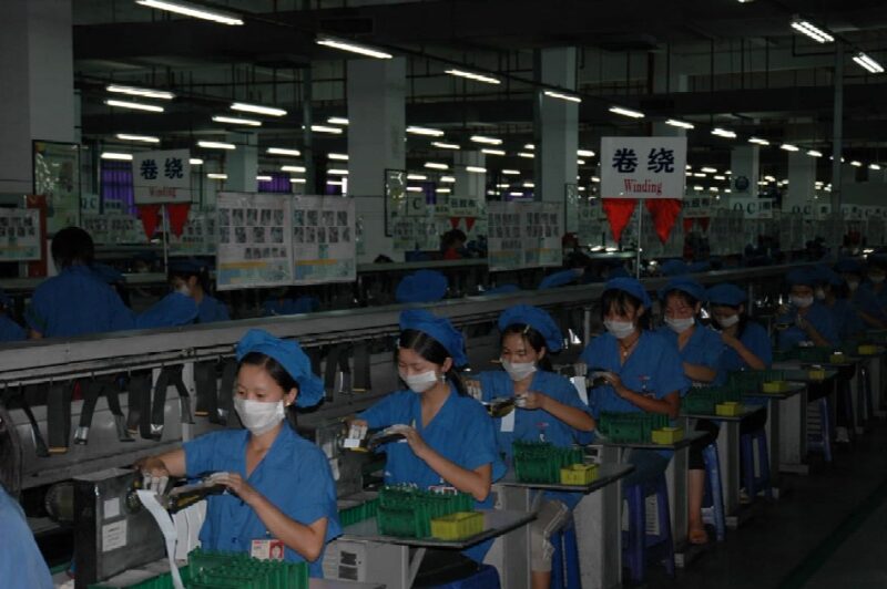 BYD battery production line (around 2000)