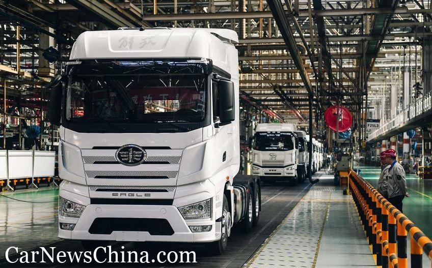 FAW Jiefang plans to sell 500,000 electric & hydrogen trucks by 2035