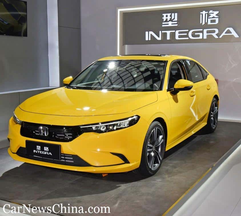 New Honda Integra Unveiled In China