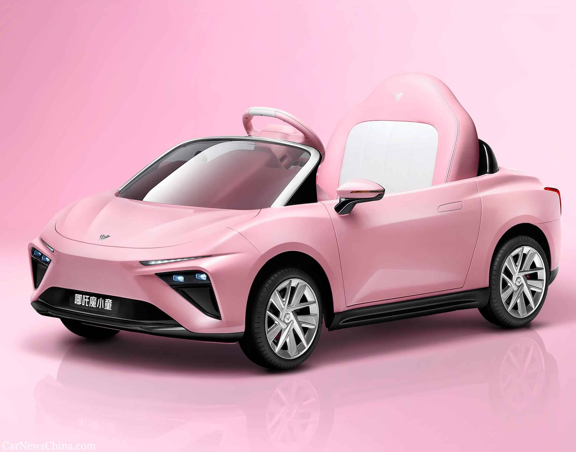 China’s NETA Launches Pink Electric Kiddie Car Called ‘Magic Kid’ And It Has Exhaust Pipes