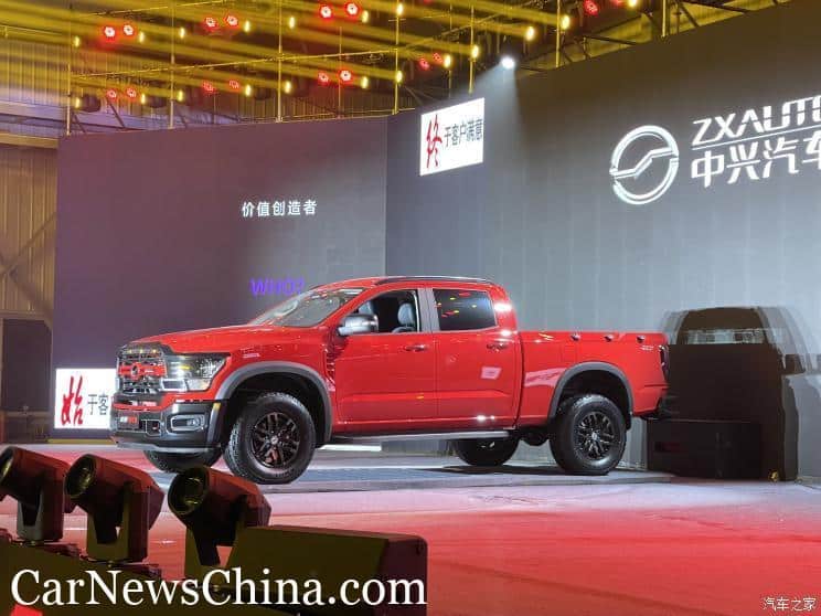 ZX Auto launched a huge Weishi 1949 pickup for $24,460