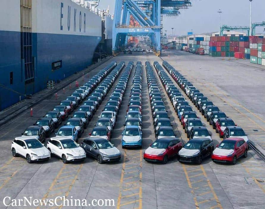 Top 2021 Chinese vehicle exporter revealed