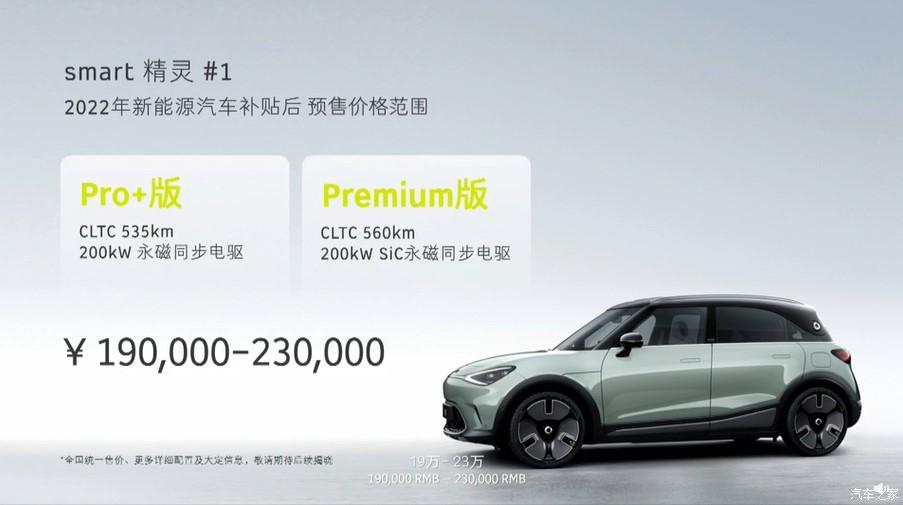 Smart #1 EV Crossover Launched in China for 29,000-35,000 USD