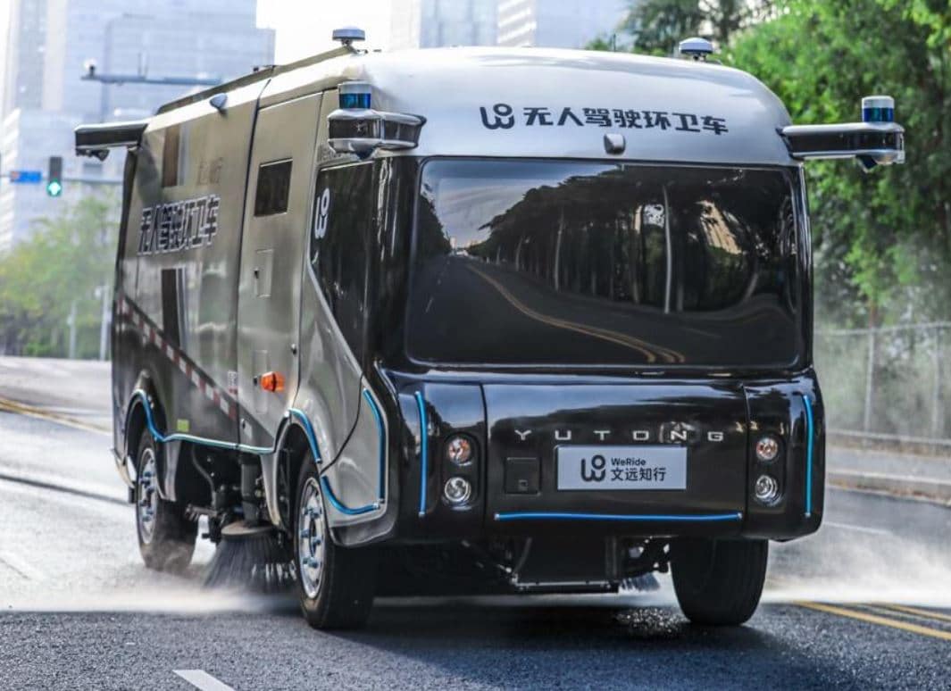 WeRide Launched Fully Autonomous Sanitation Vehicle Fleet In China