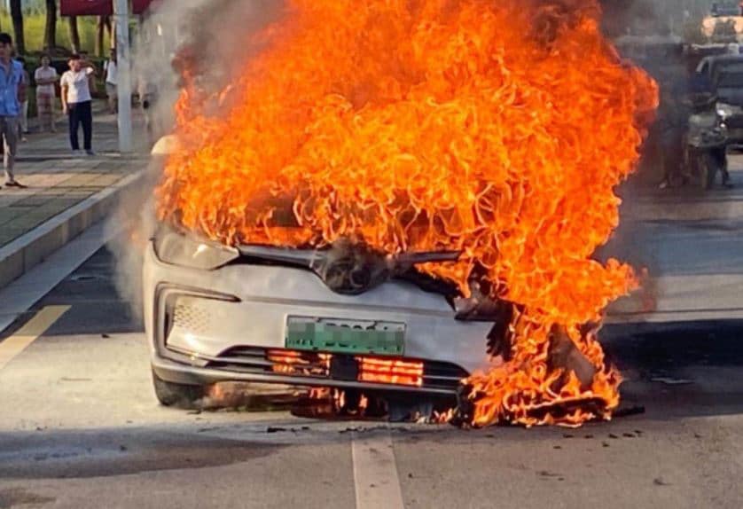 Chinese Electric Vehicles Are On Fire