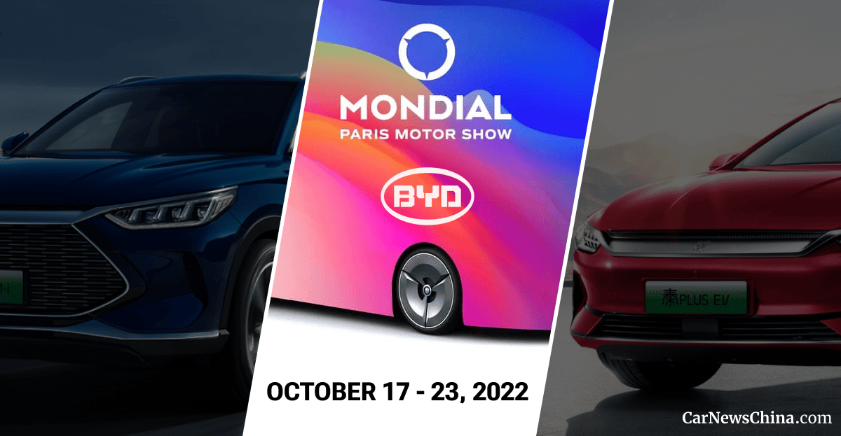 BYD to Participate in the 2022 Paris Motor Show and reveal Dolphin ...