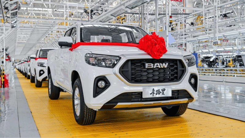 BAW Calorie 8,300-USD Pickup Truck Production Started In China