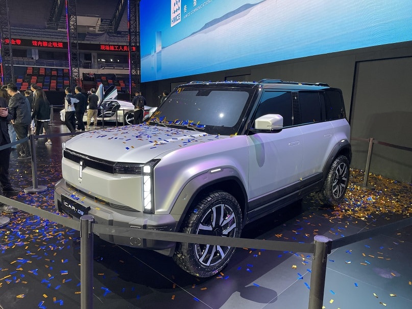 iCAR GT electric sports car debut in China