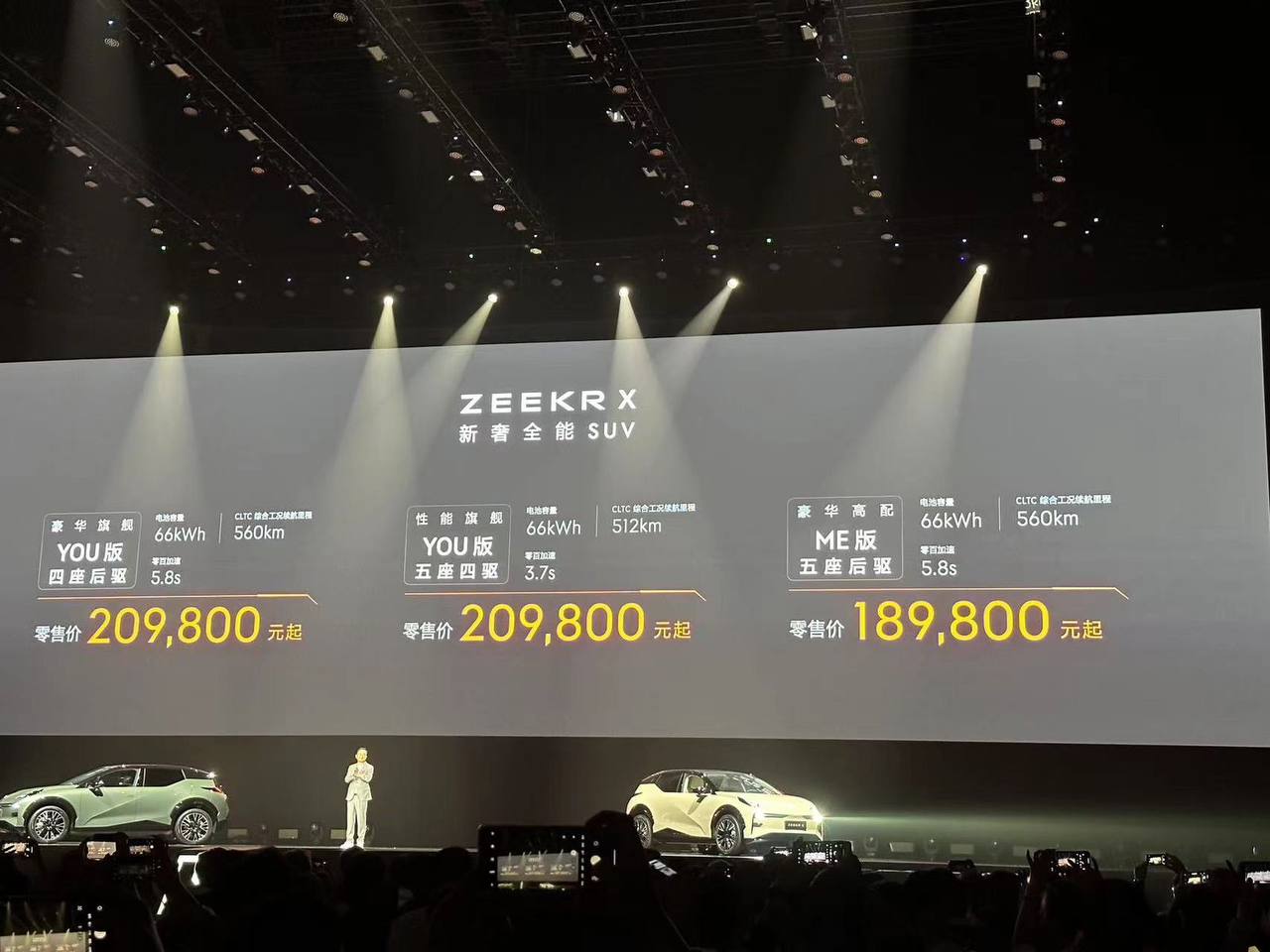 Zeekr X launched with a 560 km range for 27,600 USD. Coming to Europe